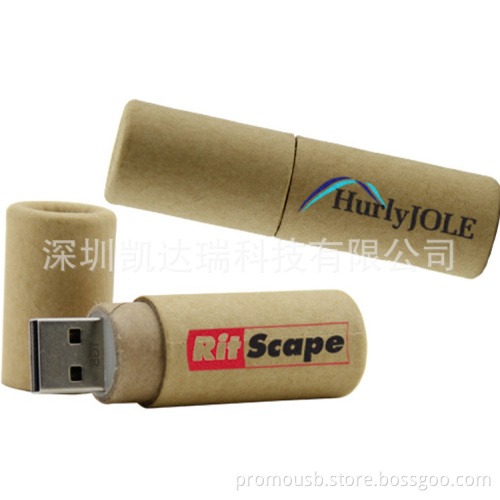 Paper Cylinder USB Flash Drive Custom stick drives
